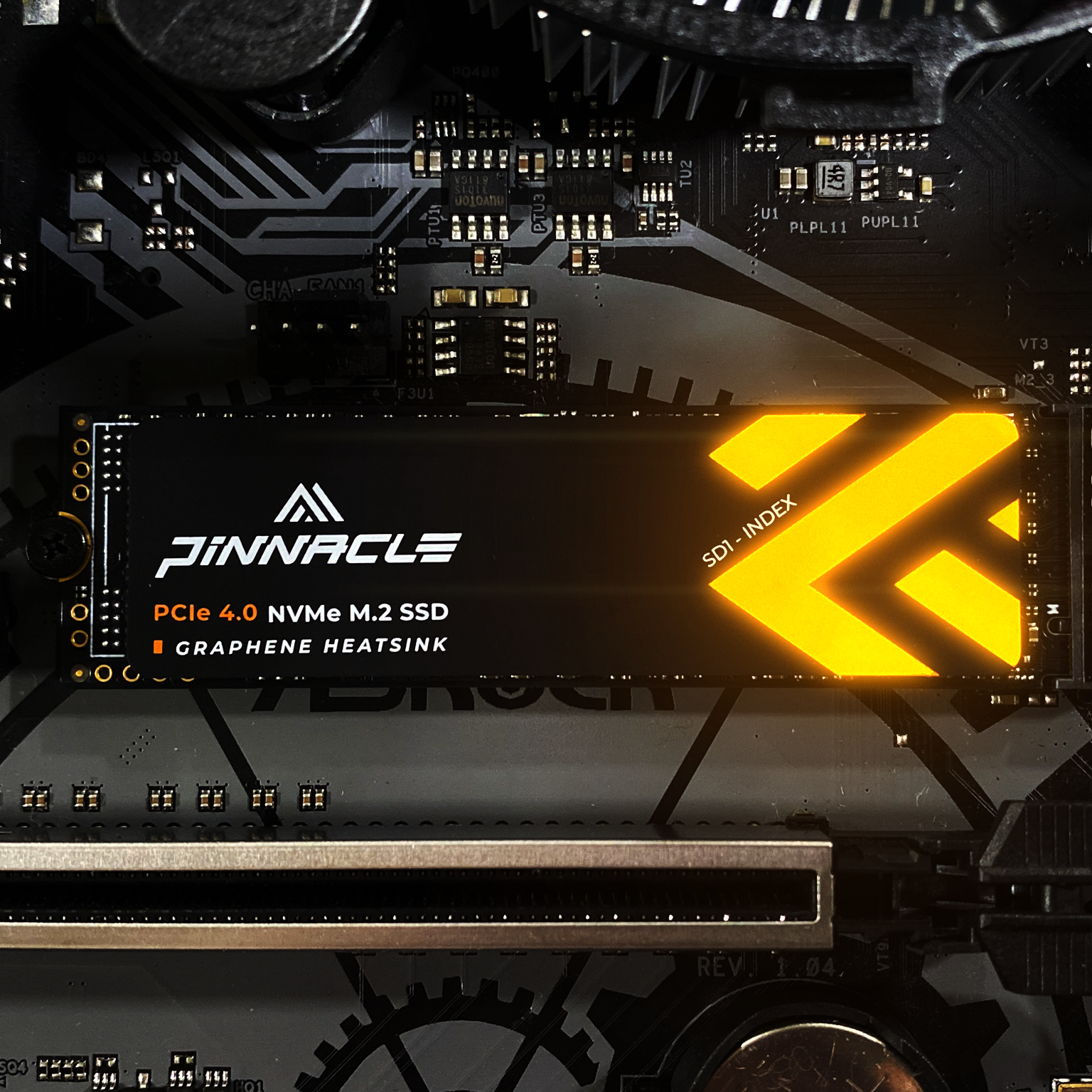 PINNACLE SD-1 INDEX PCIe Gen4x4 Graphene M.2 Solid State Drive